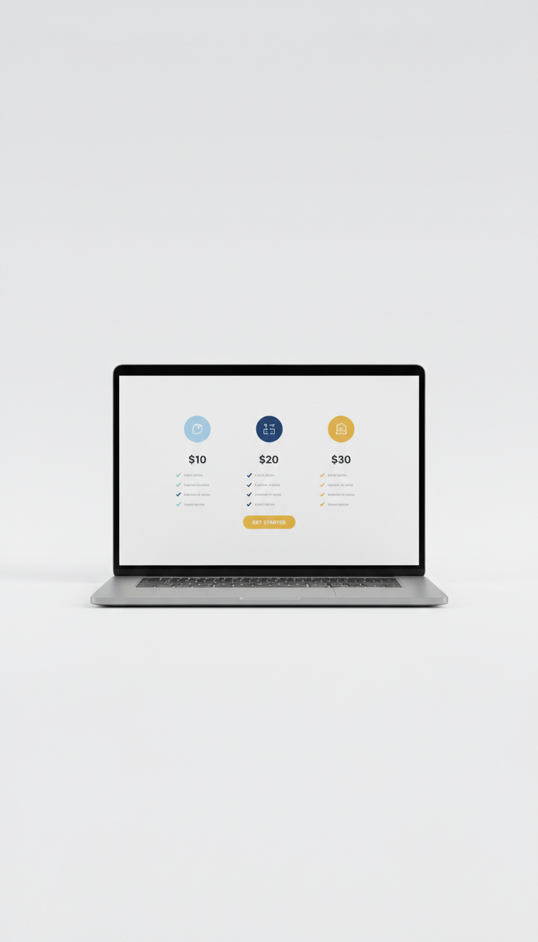 Interactive Service Pricing Table