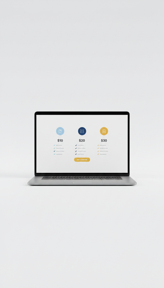 Interactive Service Pricing Table
